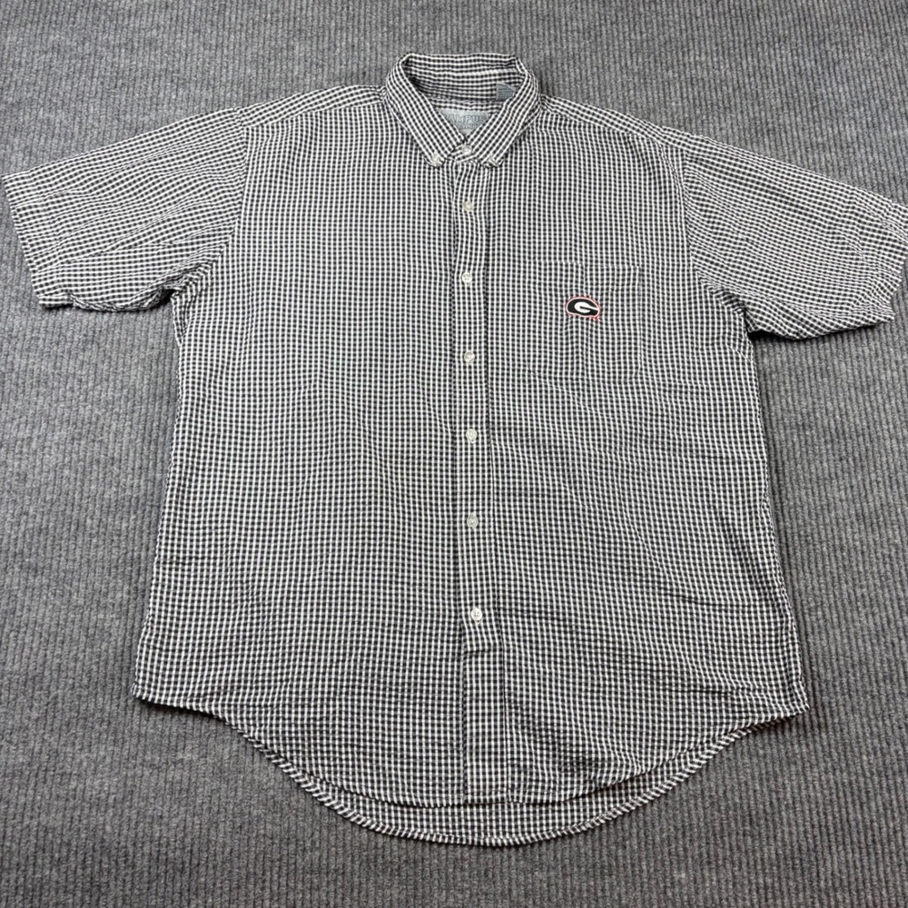 Campus Specialties Shirt Men's XL Georgia Bulldogs Gingham Button Down